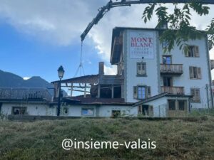 Début des travaux chalet